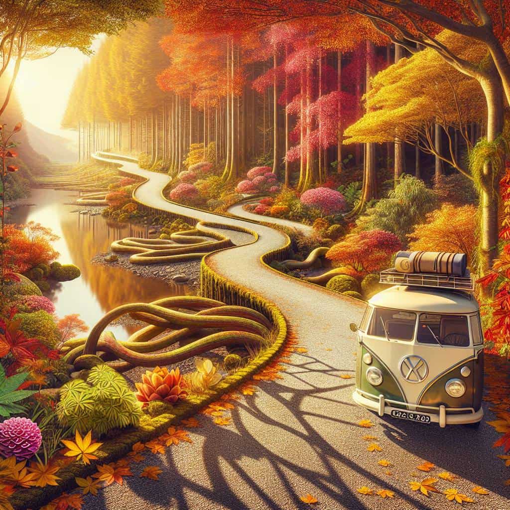Embark on Epic Adventures: Mastering the Art of Planning Camping Road Trips 2 Planning camping road trips in autumn forest.