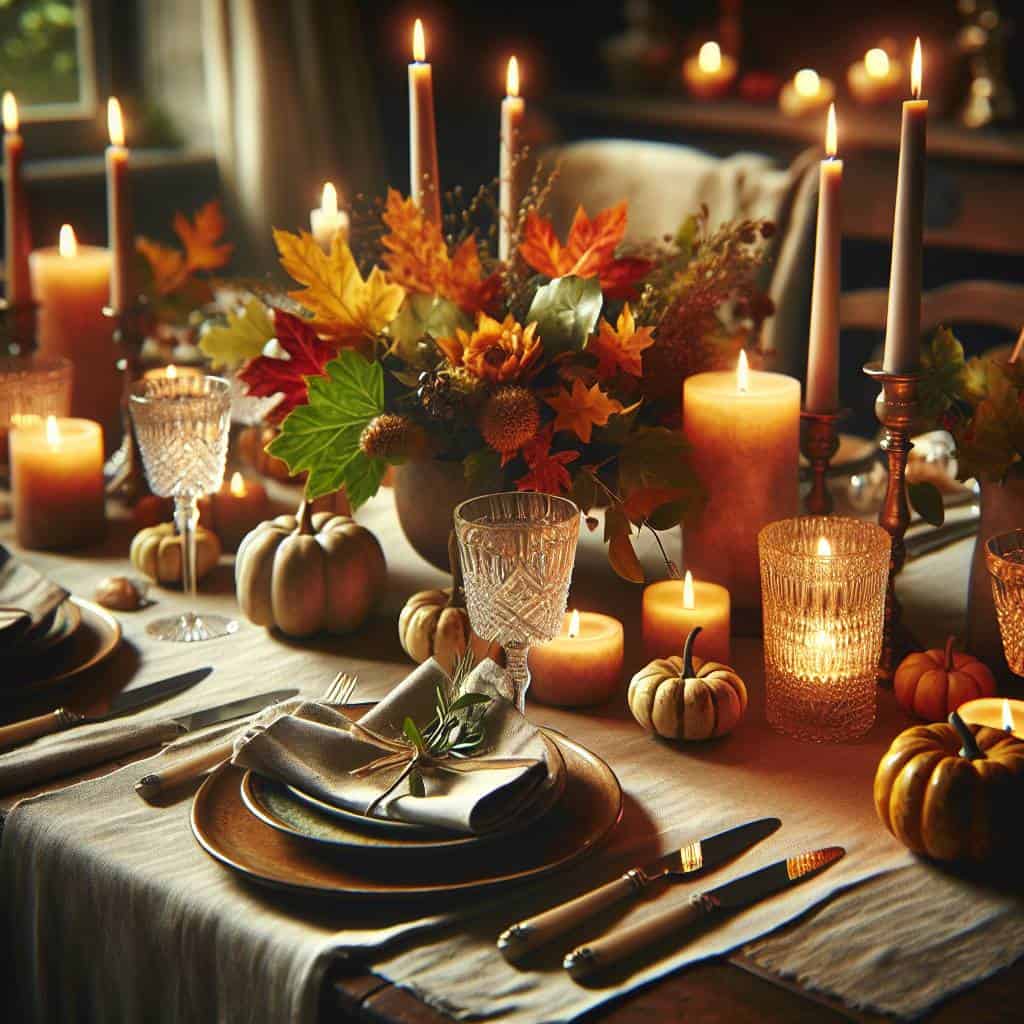 The Art of Crafting Table Envy: My Candlelit Journey with Seasonal Touches