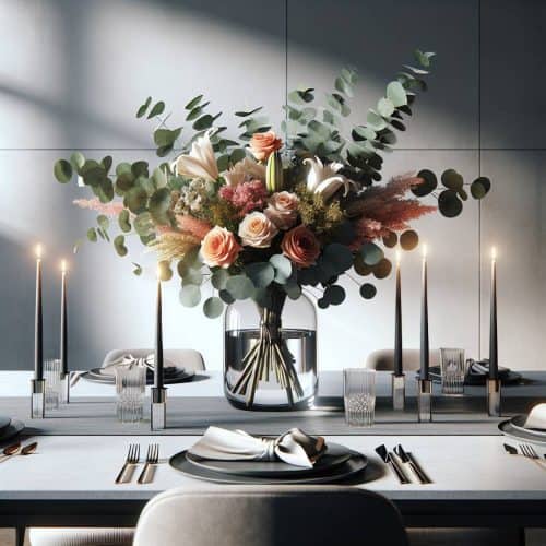 featured creating a beautiful centerpiece for your dining table