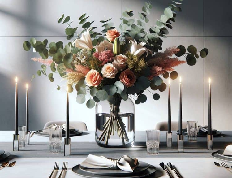 featured creating a beautiful centerpiece for your dining table