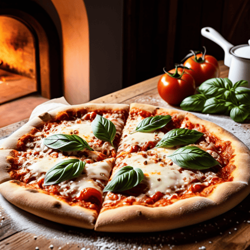 Perfect homemade pizza from scratch