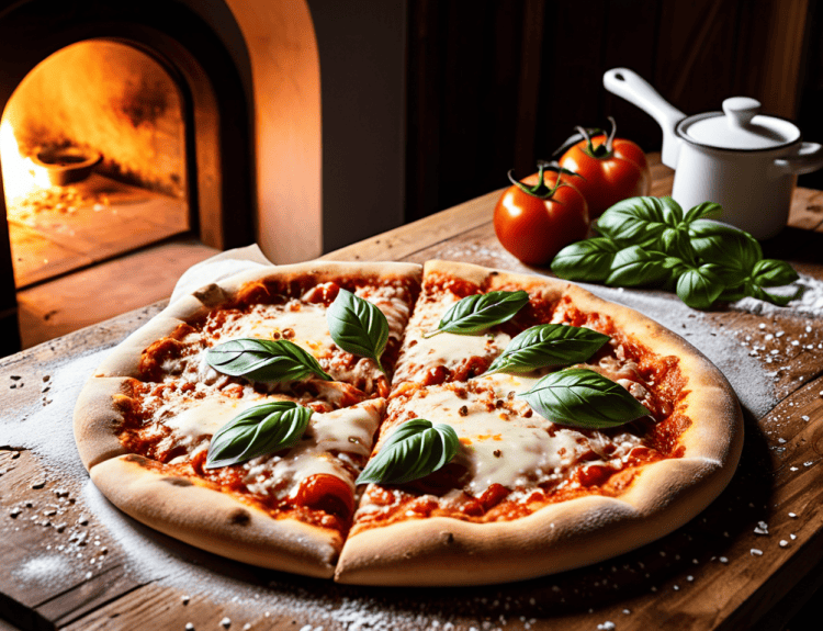 Perfect homemade pizza from scratch