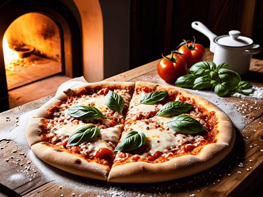 Perfect homemade pizza from scratch