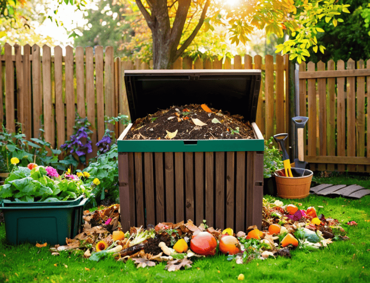 How to start composting bin outdoors
