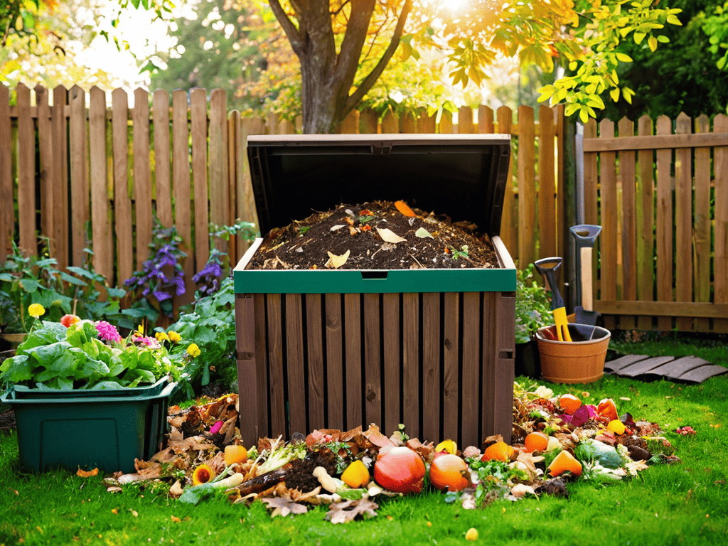 How to start composting bin outdoors