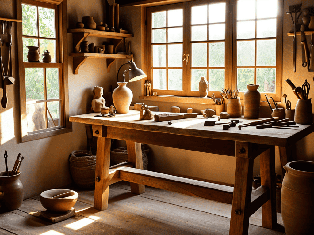 Embracing Heritage Through Crafts traditional wooden