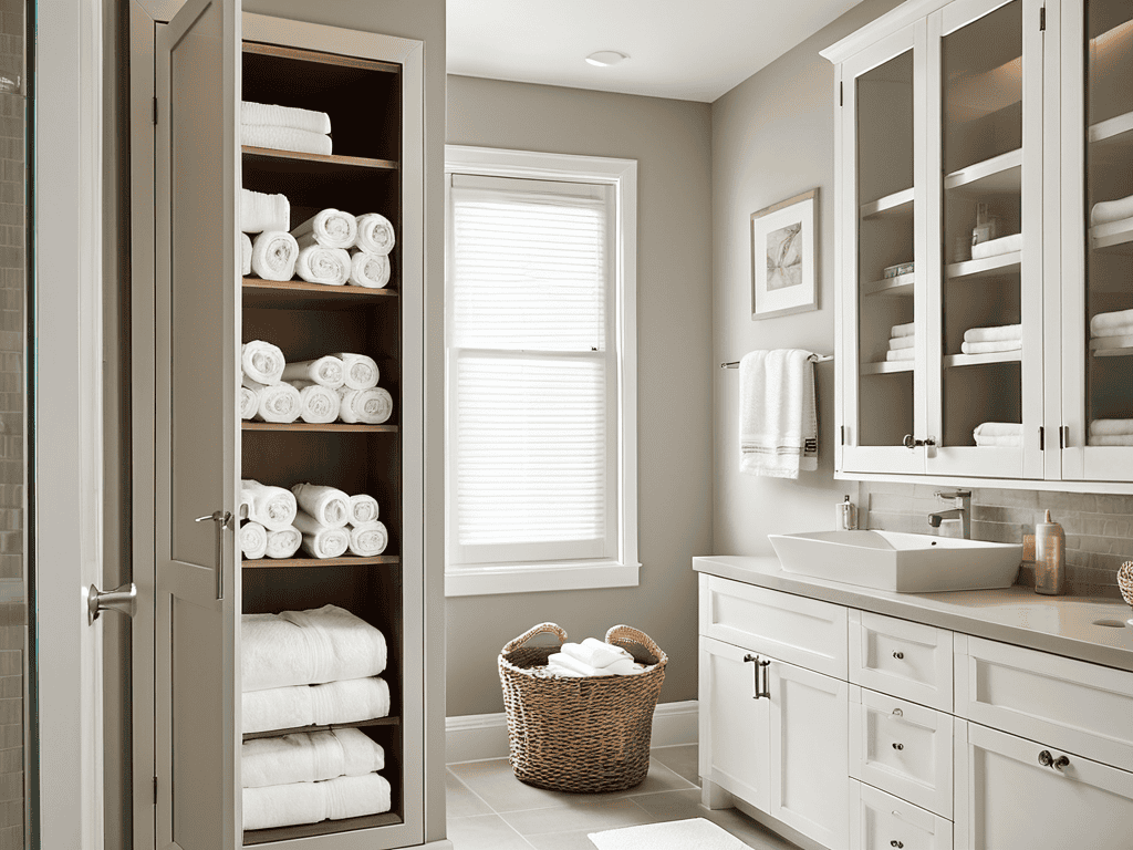 Bathroom storage hacks