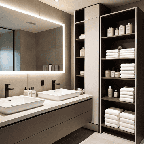 Bathroom storage solutions