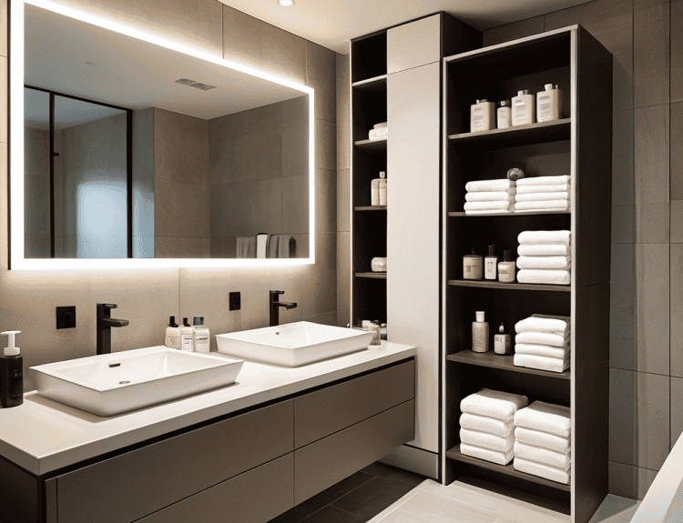 Bathroom storage solutions