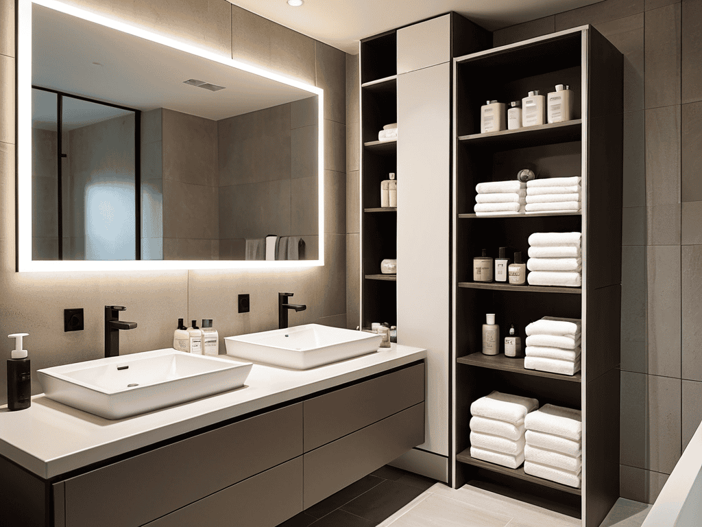 Bathroom storage solutions