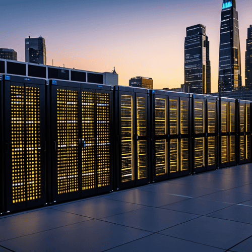 Edge computing illustration concept