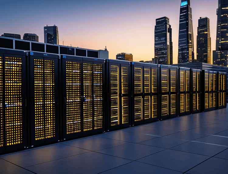 Edge computing illustration concept
