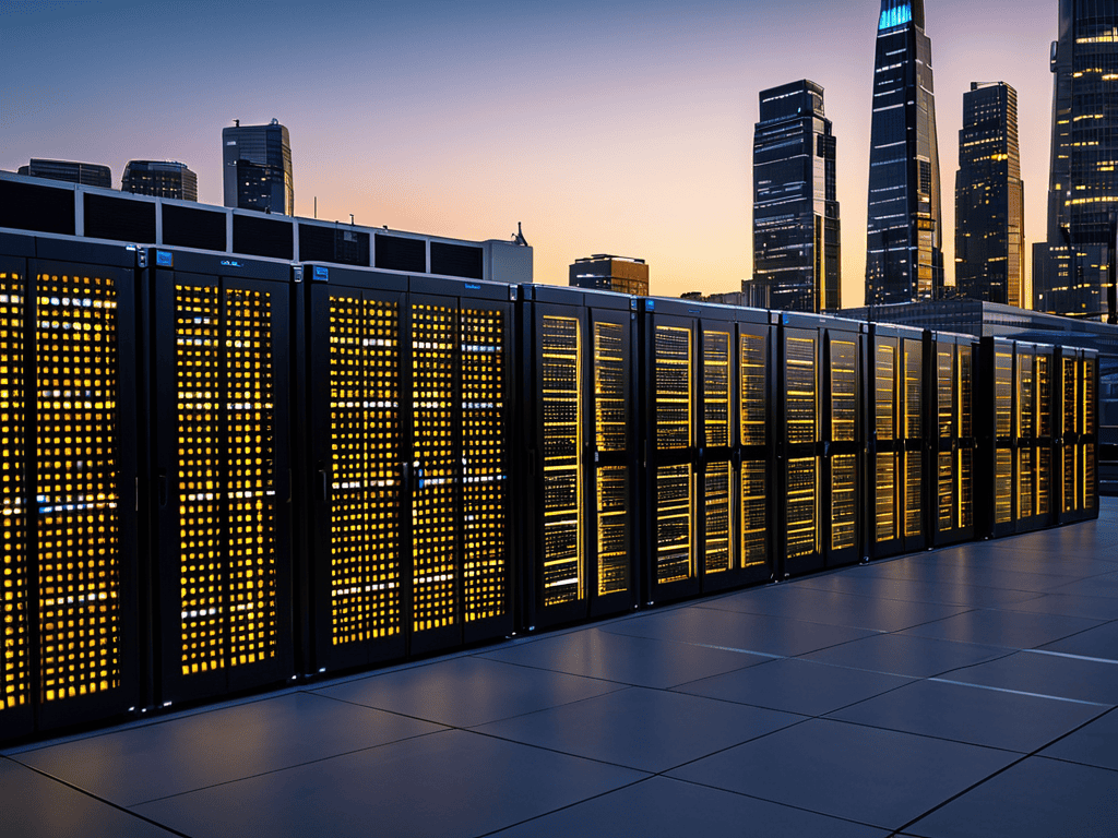 Edge computing illustration concept