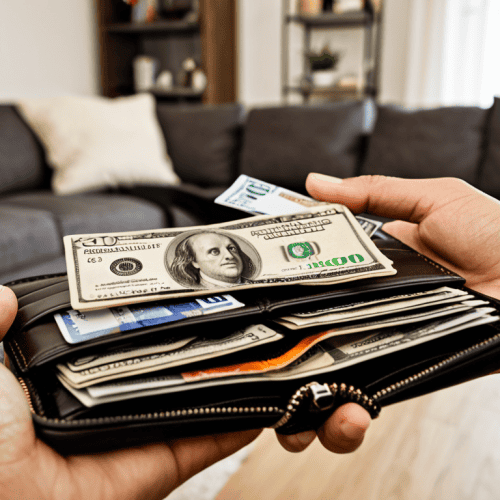 Illustrating Money Dysmorphia concept