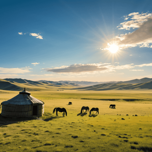 Staying in a Ger Mongolia