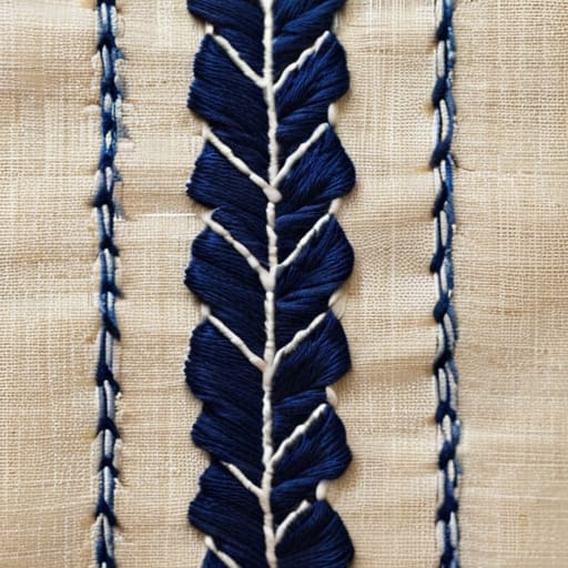 Achieving Perfect Running Stitch Consistency in sewing.