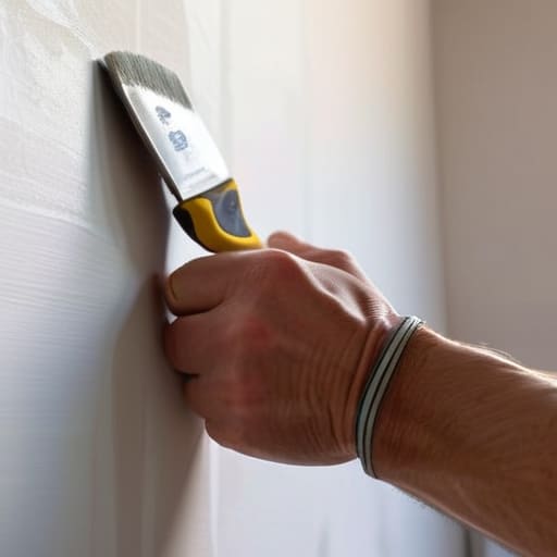 How to repair a dry wall hole.