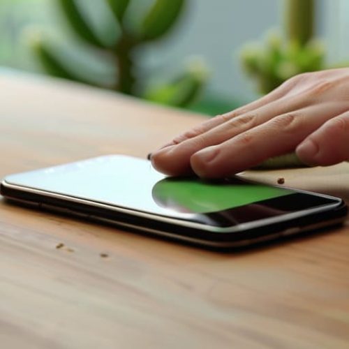 Ways to clean a phone screen safely.